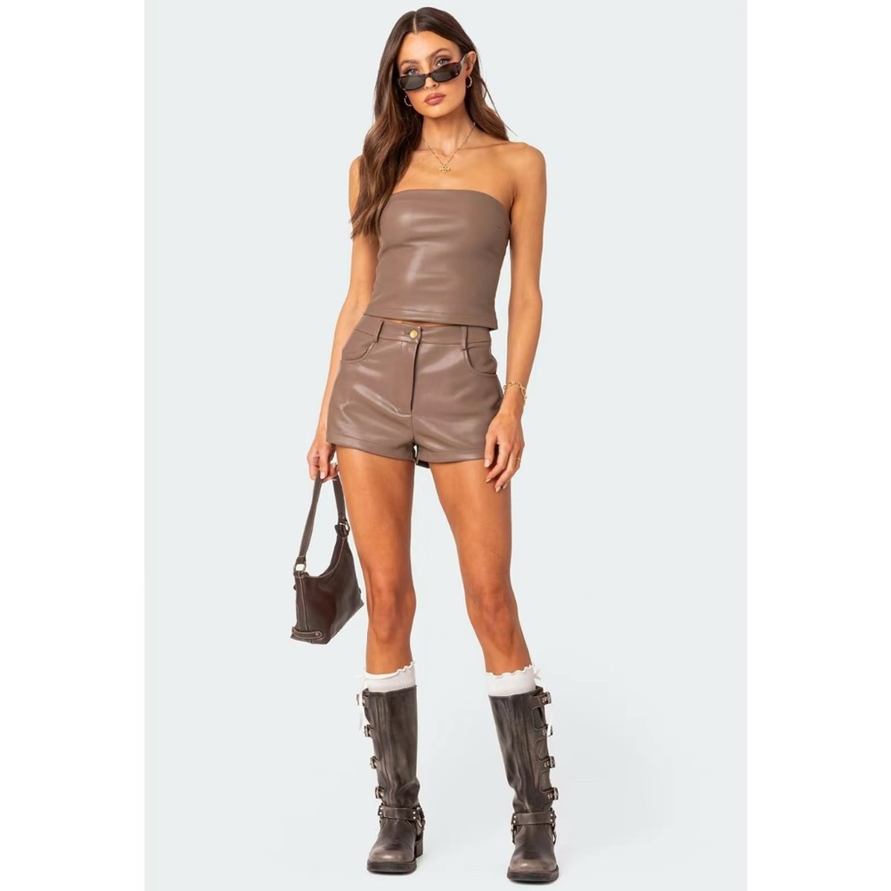 Edikted brown leather set